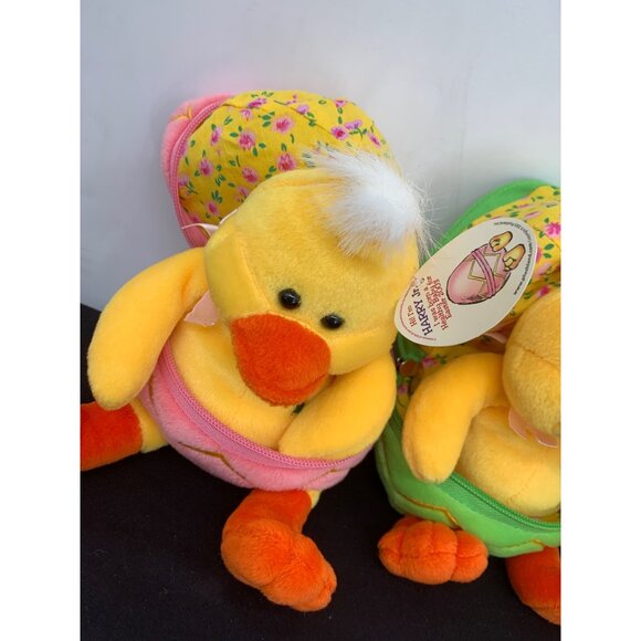 Plushland March of Dimes Harry Jr, Harry the III Easter 2003 Pink Green Eggs Plu - Picture 2 of 13